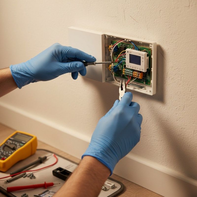 Local Hvac Thermostat Repair pros at work